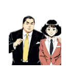 男全振り ビジネス王4【無言の色気編】（個別スタンプ：11）