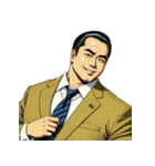 男全振り ビジネス王4【無言の色気編】（個別スタンプ：16）