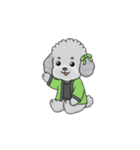 推しが尊いトイプードル（個別スタンプ：34）