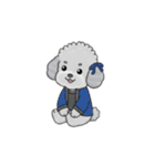 推しが尊いトイプードル（個別スタンプ：37）