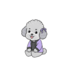 推しが尊いトイプードル（個別スタンプ：38）