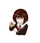 彼女は将棋をする（個別スタンプ：3）