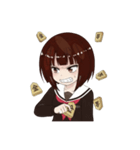 彼女は将棋をする（個別スタンプ：10）