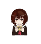 彼女は将棋をする（個別スタンプ：11）