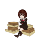 彼女は将棋をする（個別スタンプ：14）