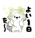 背景が動くシーズー犬「よく使う言葉」NO.1（個別スタンプ：3）