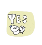 冬とゆるゆるパンダ（個別スタンプ：26）