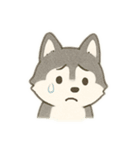 シベリアンハスキー 文字少なめ（個別スタンプ：15）