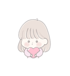 透明な女の子♡私の赤ちゃん2（個別スタンプ：4）