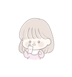 透明な女の子♡私の赤ちゃん2（個別スタンプ：5）
