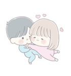 透明な女の子♡私の赤ちゃん2（個別スタンプ：6）