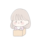 透明な女の子♡私の赤ちゃん2（個別スタンプ：9）