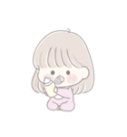 透明な女の子♡私の赤ちゃん2（個別スタンプ：10）