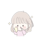 透明な女の子♡私の赤ちゃん2（個別スタンプ：16）