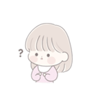 透明な女の子♡私の赤ちゃん2（個別スタンプ：17）