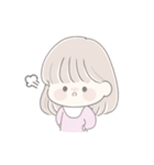 透明な女の子♡私の赤ちゃん2（個別スタンプ：21）