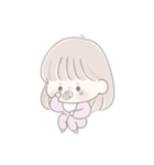 透明な女の子♡私の赤ちゃん2（個別スタンプ：22）