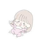 透明な女の子♡私の赤ちゃん2（個別スタンプ：23）