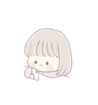 透明な女の子♡私の赤ちゃん2（個別スタンプ：25）