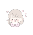 透明な女の子♡私の赤ちゃん2（個別スタンプ：27）