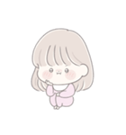 透明な女の子♡私の赤ちゃん2（個別スタンプ：28）