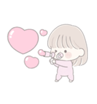 透明な女の子♡私の赤ちゃん2（個別スタンプ：30）
