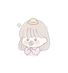 透明な女の子♡私の赤ちゃん2（個別スタンプ：33）