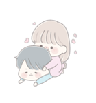 透明な女の子♡私の赤ちゃん2（個別スタンプ：39）