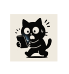 依存にゃん〜リアクションシリーズ〜（個別スタンプ：7）