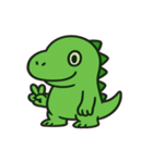 ちびティラノのがおがお劇場@SFW（個別スタンプ：9）