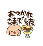 トイプードル「アプリコット」カフェ（個別スタンプ：26）
