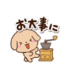 トイプードル「アプリコット」カフェ（個別スタンプ：28）