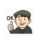 おじさんステッカー！（個別スタンプ：3）