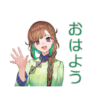 アオザイ女子の冬♡あったか日常（個別スタンプ：2）