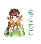 アオザイ女子の冬♡あったか日常（個別スタンプ：11）
