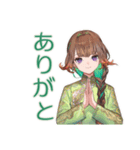 アオザイ女子の冬♡あったか日常（個別スタンプ：22）