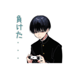陰キャ学ラン男子★ゆるスポーツ（個別スタンプ：15）