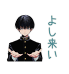 陰キャ学ラン男子★ゆるスポーツ（個別スタンプ：31）
