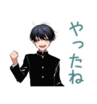 陰キャ学ラン男子★ゆるスポーツ（個別スタンプ：37）