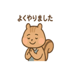 まじめすぎリスくん（個別スタンプ：29）