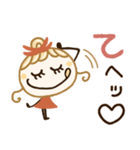 字がみやすい♡基本の毎日ことば（個別スタンプ：30）