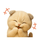 3D猫・英語（個別スタンプ：24）