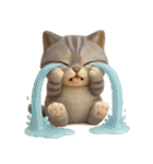 3D猫・英語（個別スタンプ：26）