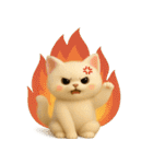 3D猫・英語（個別スタンプ：27）
