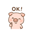 かわいいぶたのゆるふわスタンプ（個別スタンプ：6）