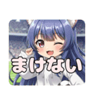 ショートカットときつねちゃんセット（個別スタンプ：28）