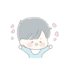 透明な少年☆私の赤ちゃん2（個別スタンプ：1）