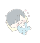透明な少年☆私の赤ちゃん2（個別スタンプ：7）