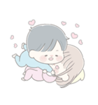 透明な少年☆私の赤ちゃん2（個別スタンプ：8）