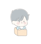 透明な少年☆私の赤ちゃん2（個別スタンプ：9）
